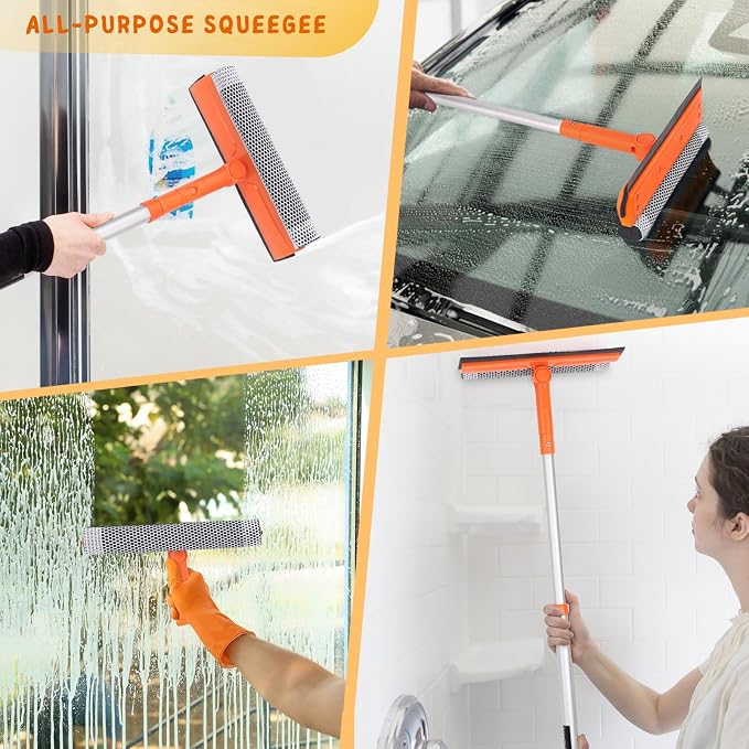 Window Squeegee for Home, Car Windshield Cleaner Tool - Image 7