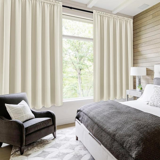DWCN Blackout Curtains for Living Room Thermal Insulated, Energy Saving & Noise - Image 2
