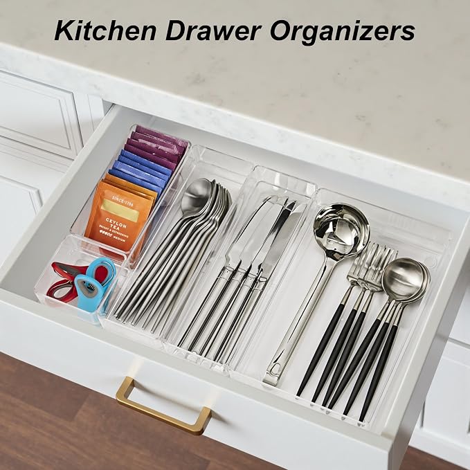 SMARTAKE 25-Piece Drawer Organizer - Image 8