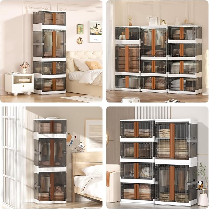HAIXIN Closet Organizers and Storage, Collapsible Clothing Storage - Image 6