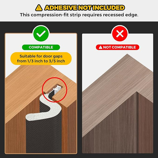 Weather Stripping Door Seal Strip Soundproof Q Foam Weather Stripping - Image 2