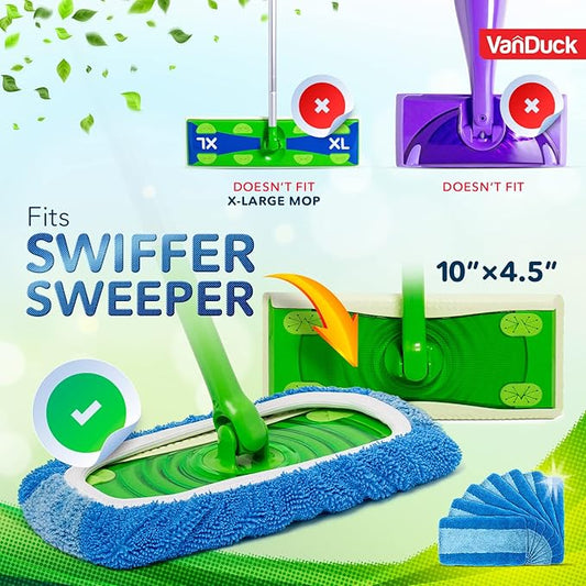 VanDuck Reusable Pet Heavy Duty Mop Pads Compatible - Image 2