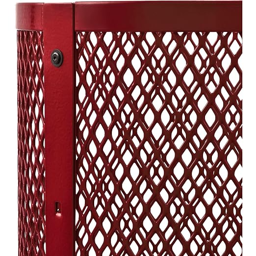 Global Industrial 36 Gallon Outdoor Steel Trash Can - Image 9