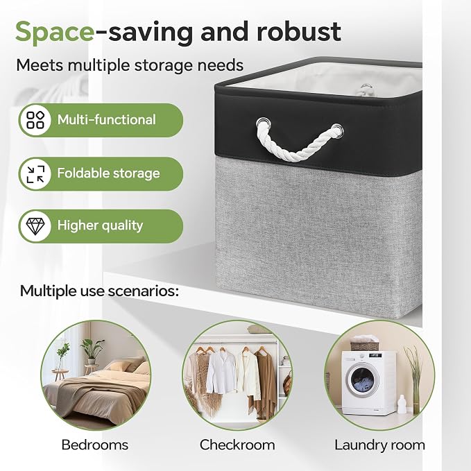 13x13 Inch Cube Storage Bins