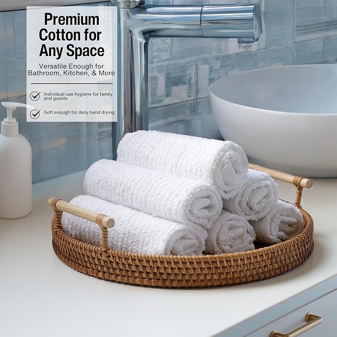 Bar Mop Cleaning Kitchen Dish Cloth Towels 12" x 12", 100% Cotton, Machine - Image 6