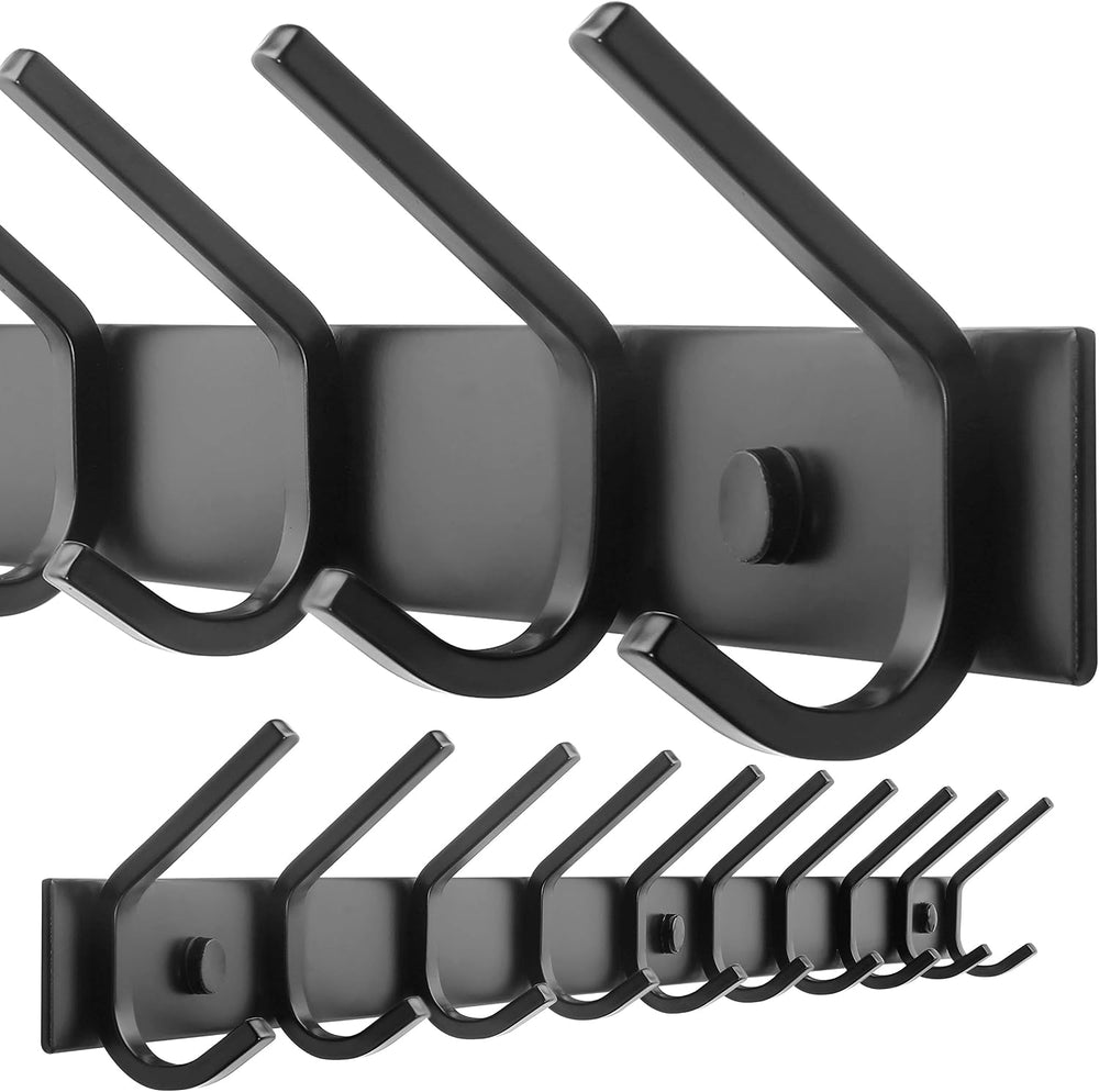 WEBI Coat Rack Wall Mounted,10 Hooks for Hanging Coats,30 Inch Hook Rack Hook...