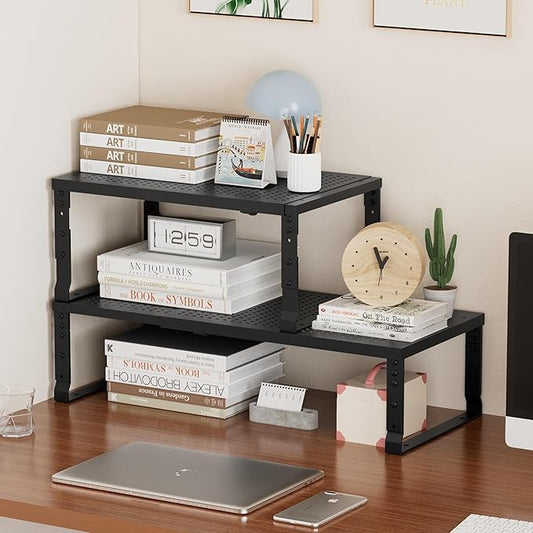 Metal Stackable Expandable Storage Shelf - Image 2