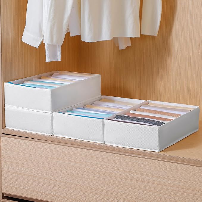 4 Packs T-shirt Drawer Organizers - Image 7