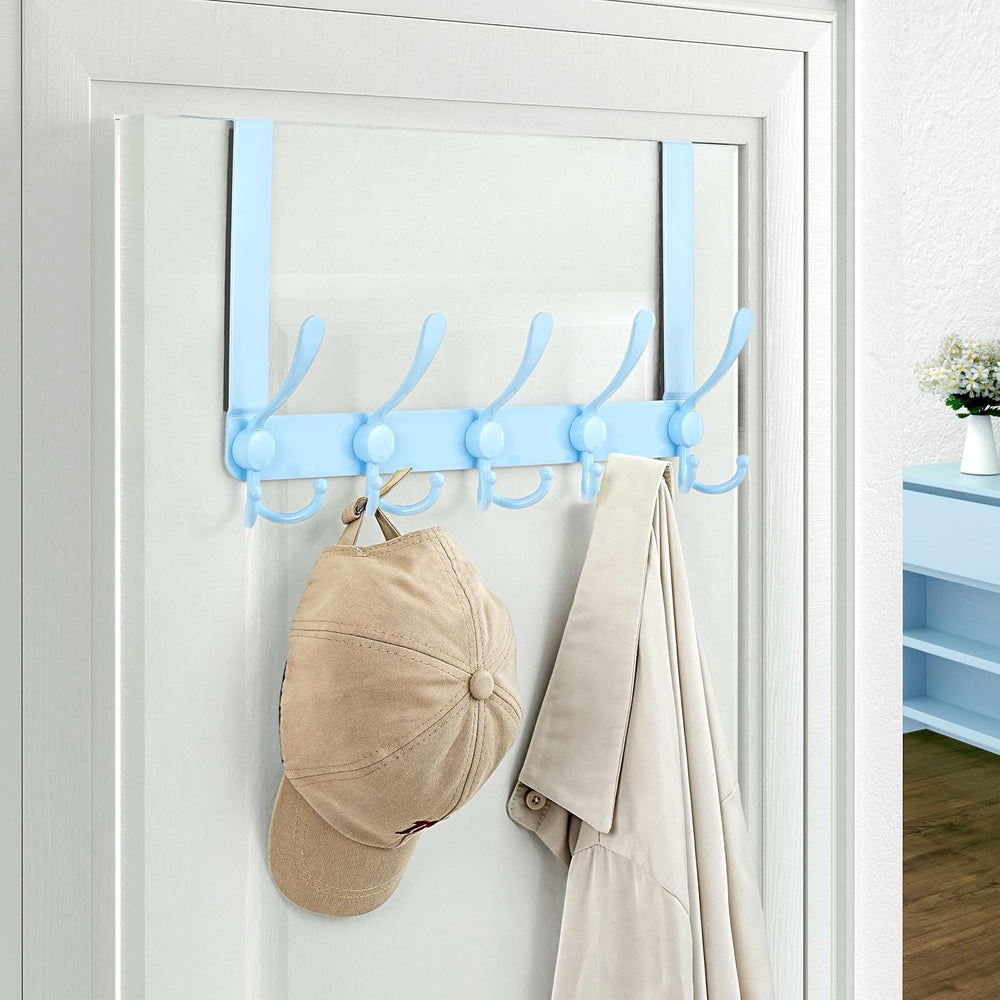 Dseap Over The Door Hook Hanger - Fits 1 3/8" to 1 3/4" Standard Do...