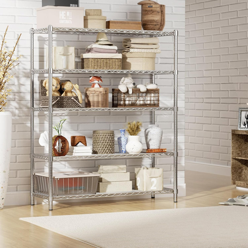 ROOMTEC 5-Tier Wire Shelving Unit,45" W*20" D*72" H,Max Load 2...