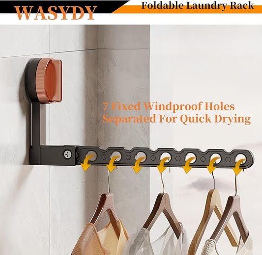Wall Mounted Clothes Drying Rack, Laundry Dryer Hanger - Image 2