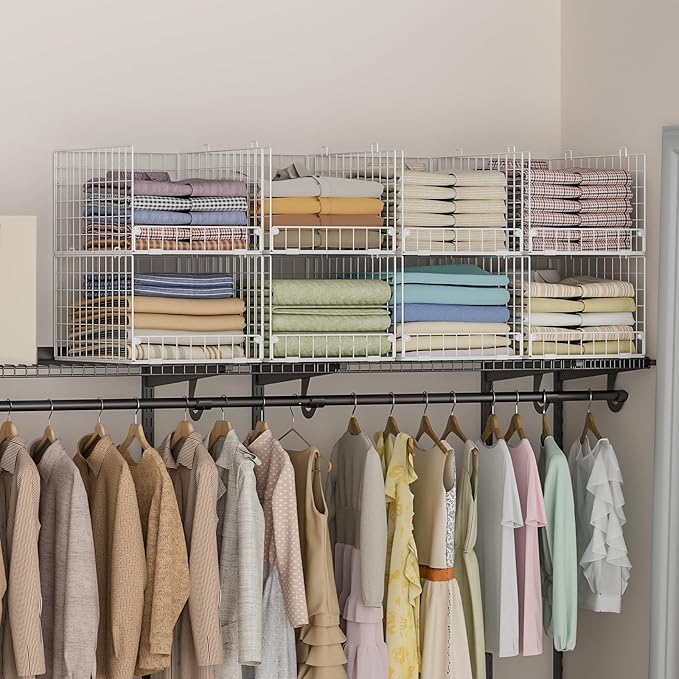Stackable Closet Organizers and Storage
