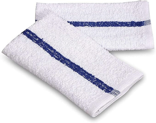 GOLD TEXTILES New Cotton Blend White Restaurant Bar Mops Kitchen Towels - Image 2