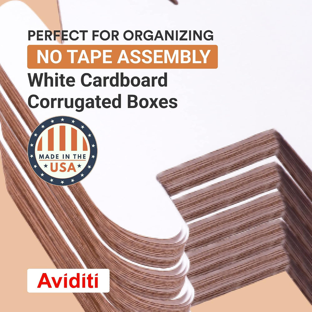 Box USA Storage Bins Small 9"L x 4"W x 4 1/2"H 50-Pack - Corru...