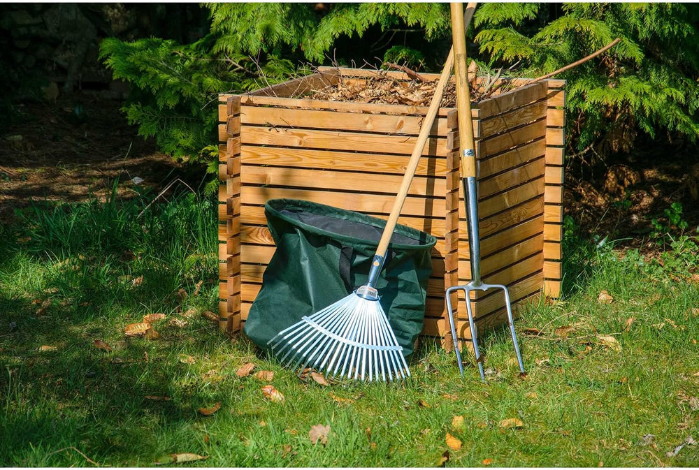 dobar® Green Label 58630FSCe Lärchi Composter | Wooden Composter with Plug-In...