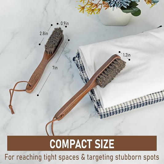 Takavu Horsehair Laundry Stain Brush Set - Image 2