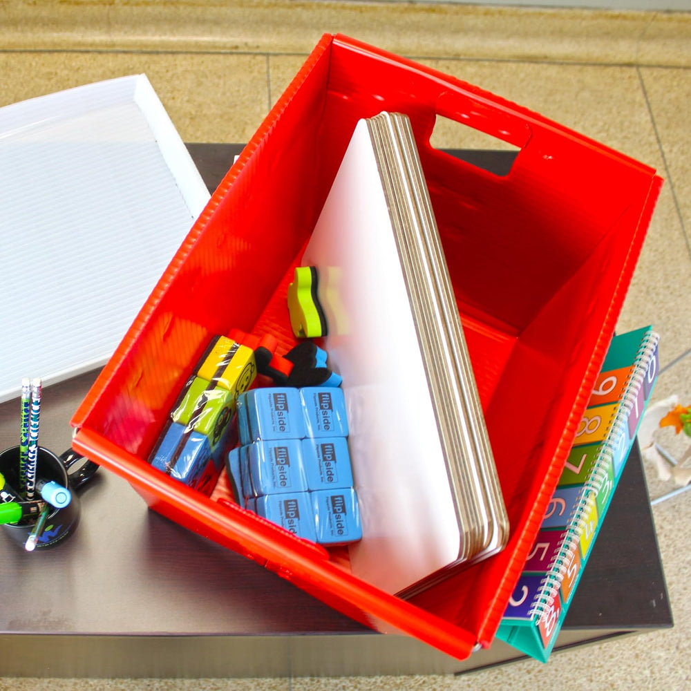 Flipside Products 18.25" x 13.25" x 11.6" Plastic Storage Post...