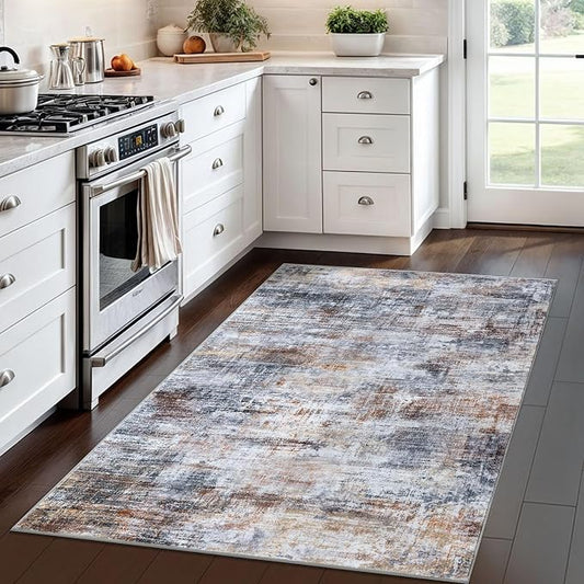 IOHOUZE Abstract Area Rug 4x6 Ft Washable Rugs - Image 2