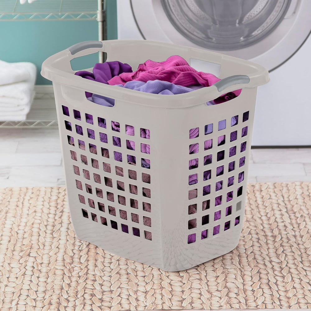 Sterilite Ultra Easy Carry Hamper, Laundry Basket Organizer, 4-Pack