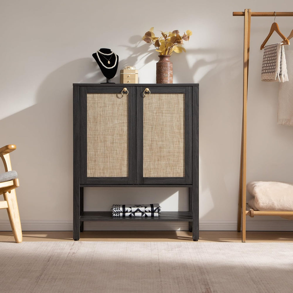 SICOTAS Shoe Storage Cabinet for Entryway, 5 Tier, 2 Pieces