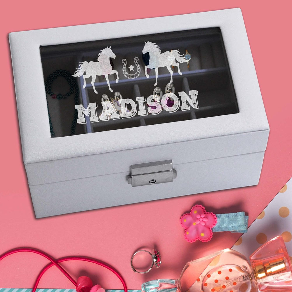 My Personal Memories Personalized Jewelry Box for Girls - Custom Engraved wit...