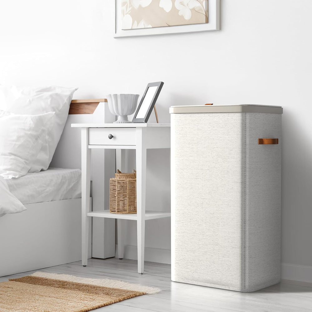 Sorbus Laundry Hamper with Lid - Collapsible Fabric Laundry Basket with Handl...