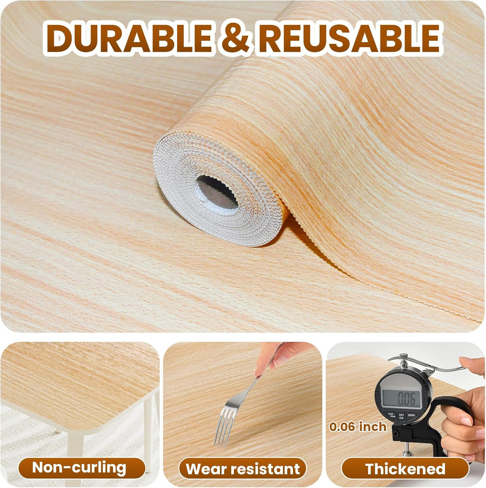 Drawer Shelf Liner for Kitchen Cabinets Non-Adhesive, Non Slip Shelf Paper Wa...