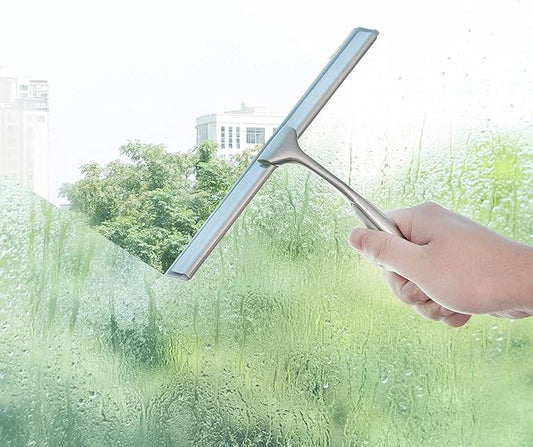 Shower Squeegee for Shower Doors 10 Inch Bathroom Squeegee for Windows - Image 2