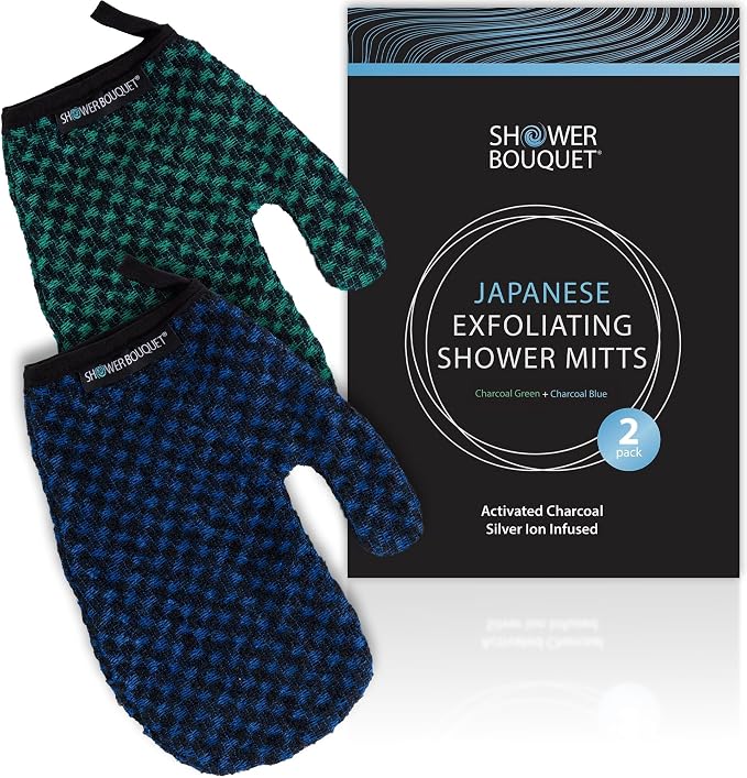 Japanese Exfoliating Mitt 2-Pack - Image 8