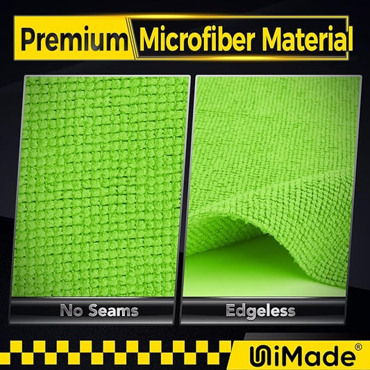 Microfiber Cleaning Cloth, 100PK Commercial Grade Work Rags Microfiber Towels - Image 2
