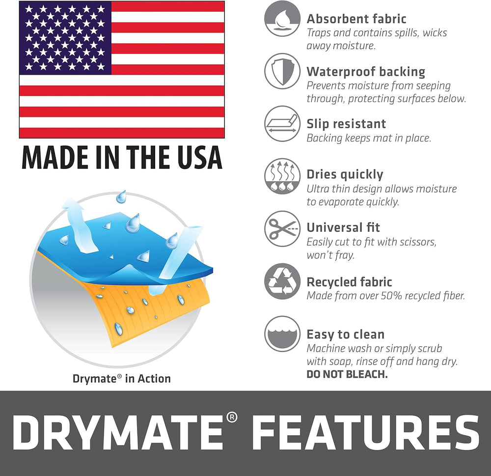 Drymate Premium Under Sink Mat, Waterproof Cabinet Protection Mats for Kitche...
