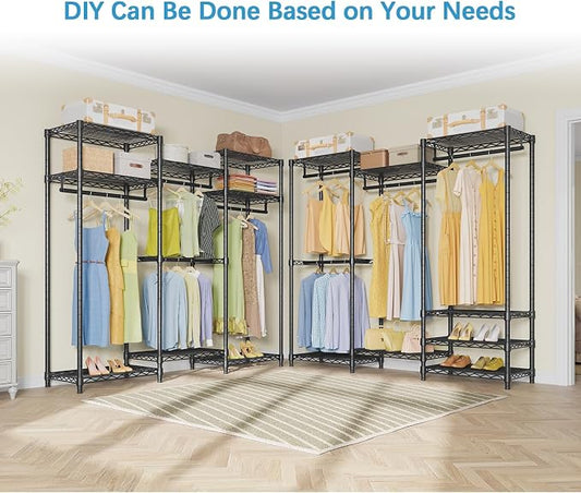 VIPEK V5 Medium Portable Closet Wardrobe Heavy Duty Clothes Rack, Freestanding - Image 2