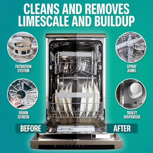 Sudstainables Dishwasher Cleaner and Deodorizer Tablets, 24 Pack – Dishwasher - Image 2