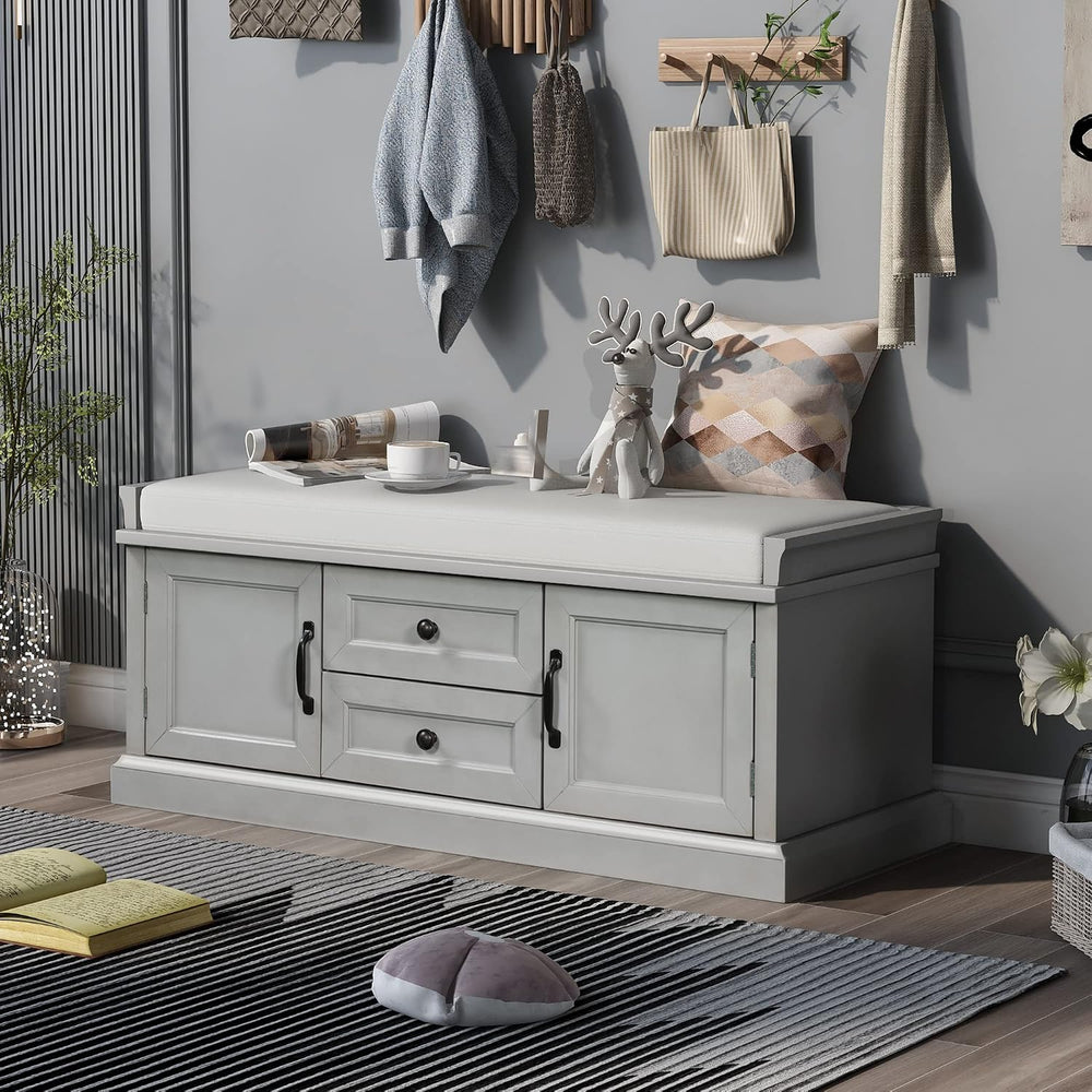 Storage Bench Entryway Bench Shoe Bench Storage Ottoman Cabinet