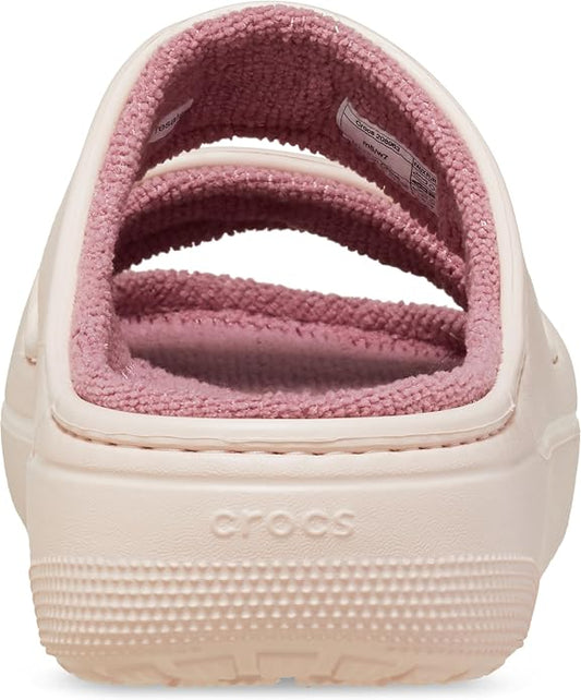 Crocs Unisex Adult Classic Cozzzy Towel Sandals, Fuzzy Slippers and Slides - Image 2