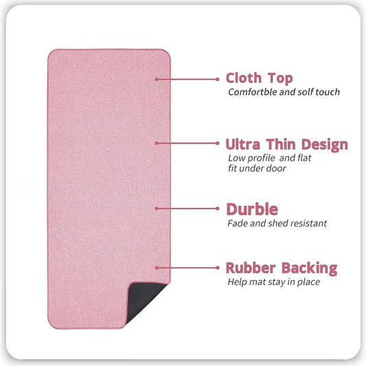 Bath Mat, Ultra Thin Bathroom Runner Rugs, Large Bath Mats - Image 2