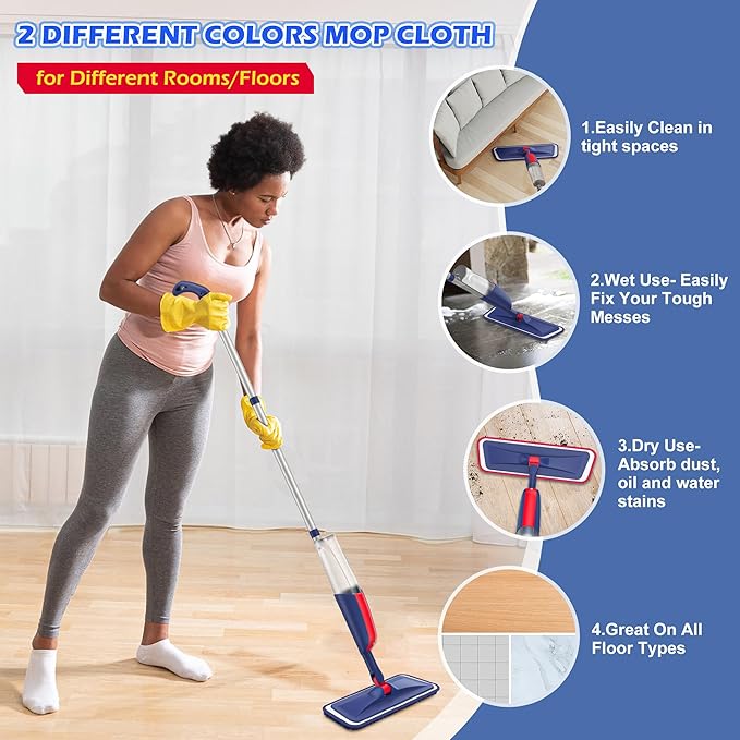 Wet Dust Mops for Hardwood Floor Cleaning - Image 5