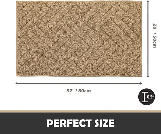 Door Mat Indoor Doormat, Entryway Rug Door Mats Non-Slip Rubber Backing - Image 2