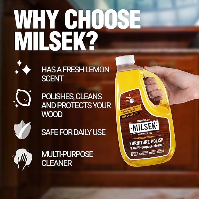 Milsek Furniture Polish and Wood Cleaner - Image 6