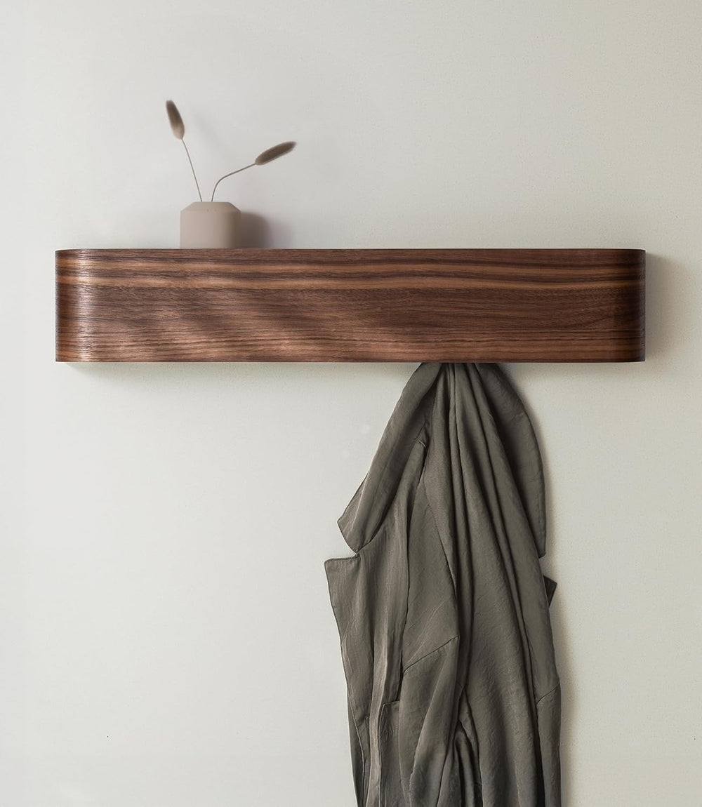 Kazai. Wall-Mounted Coat Rack 'Toke' - Modern Design Coat Rack with H...