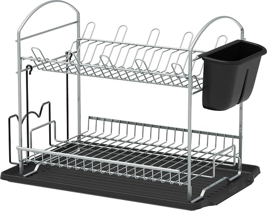 SIMPLE HOUSEWARE 2-Tier Dish Rack - Image 2
