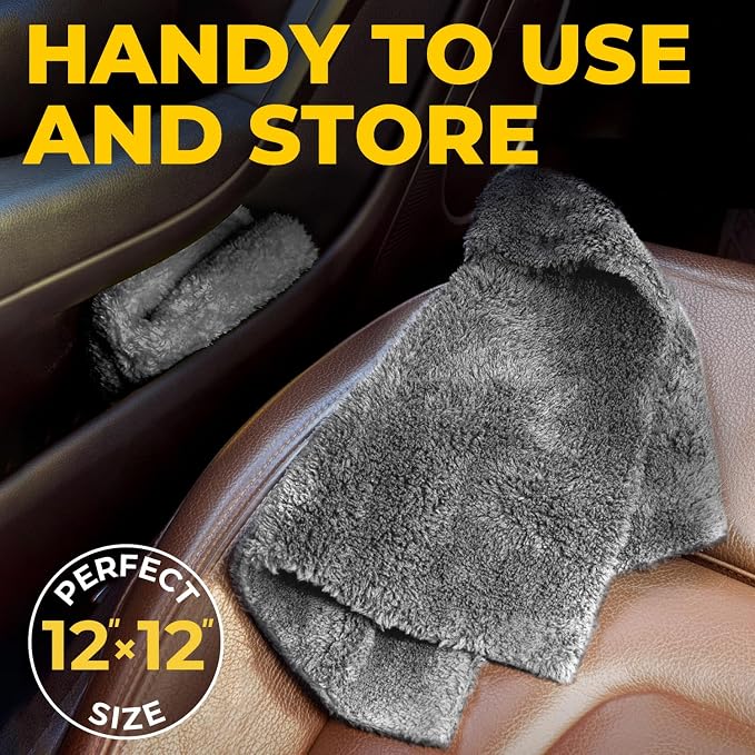 Edgeless Microfiber Towels for Cars – 6pk - Image 7
