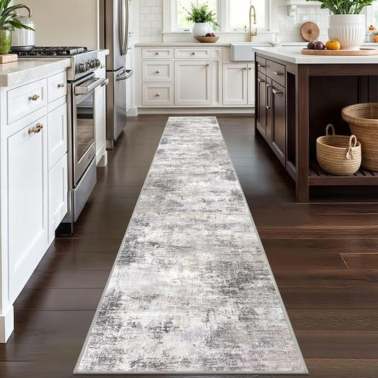 IOHOUZE Abstract Runner Rug 2x12 Ft Washable Runners - Image 2