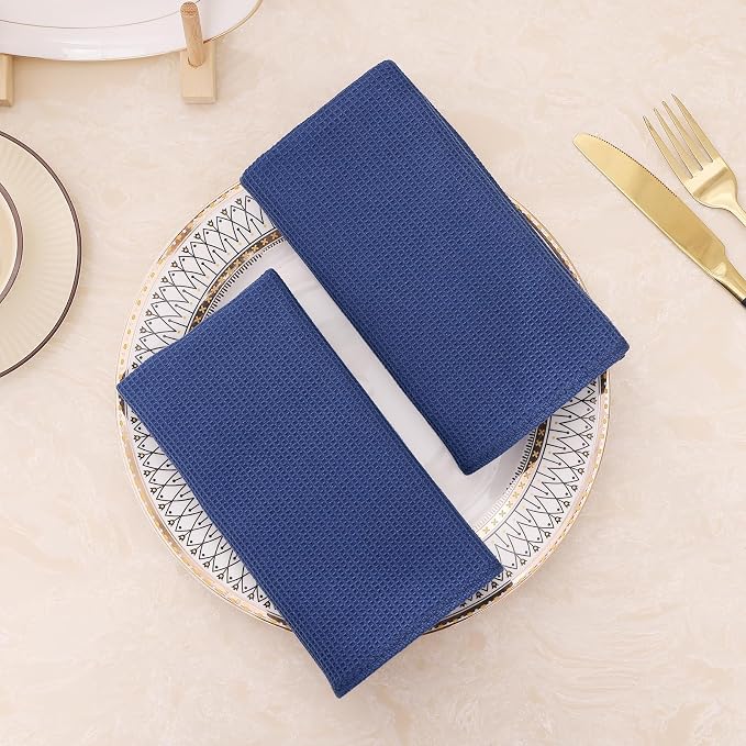 Homaxy 100% Cotton Kitchen Towels and Dishcloths Set - Image 8