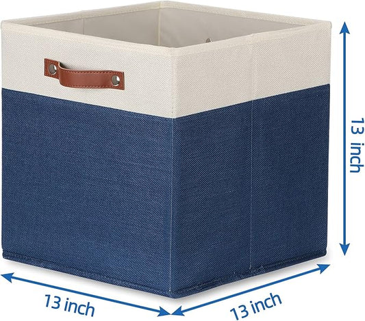 Temary Fabric Storage Bins for Cube Organizer 4 Pack Cube Storage Bins 13 - Image 2