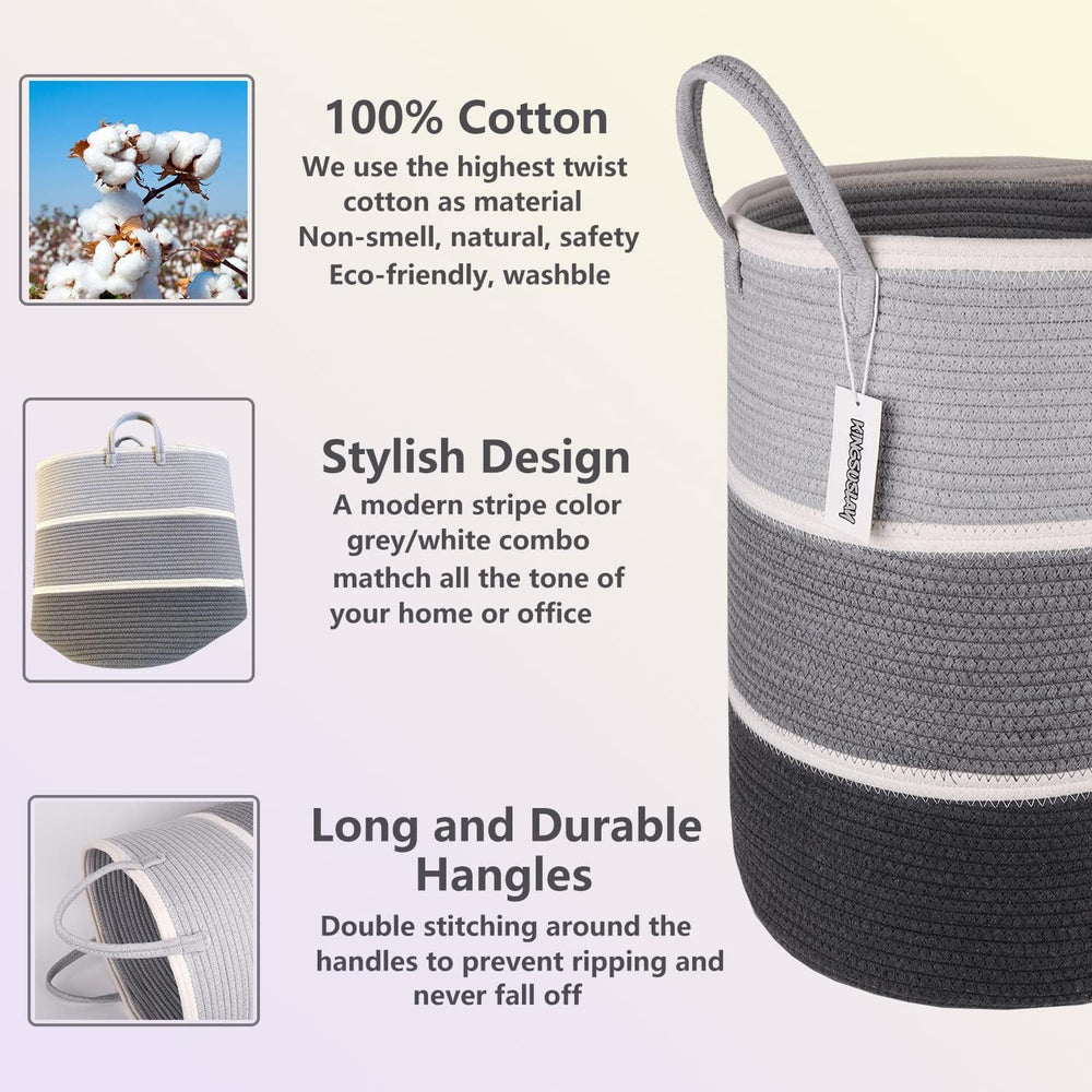 Durable Cotton Cloth bags for stacking and storing diapers and blankets,Pillo...