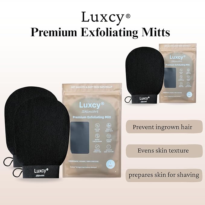 Premium Korean Exfoliating Mitt & Body Scrubber Glove, Viscose Fiber Dead Skin - Image 9