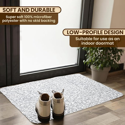 Premium Microfiber Indoor Door Mat – 20"x30" Washable Entry Mat, Waterproof - Image 2
