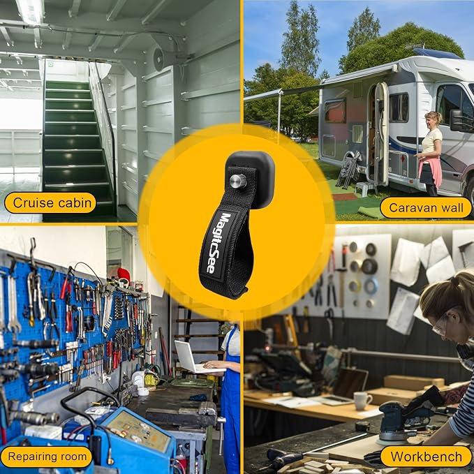 2 Pack Heavy Duty Magnetic Hook Straps - Image 7