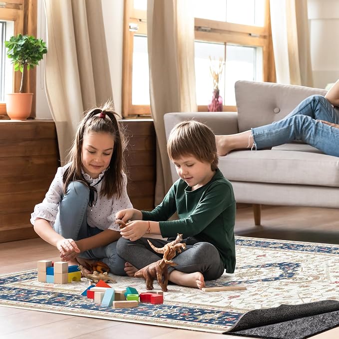 Non-Slip Rug Pads 1/4” Thick, 2x20Ft Waterproof Rugs Non Skid Rug Pad - Image 9